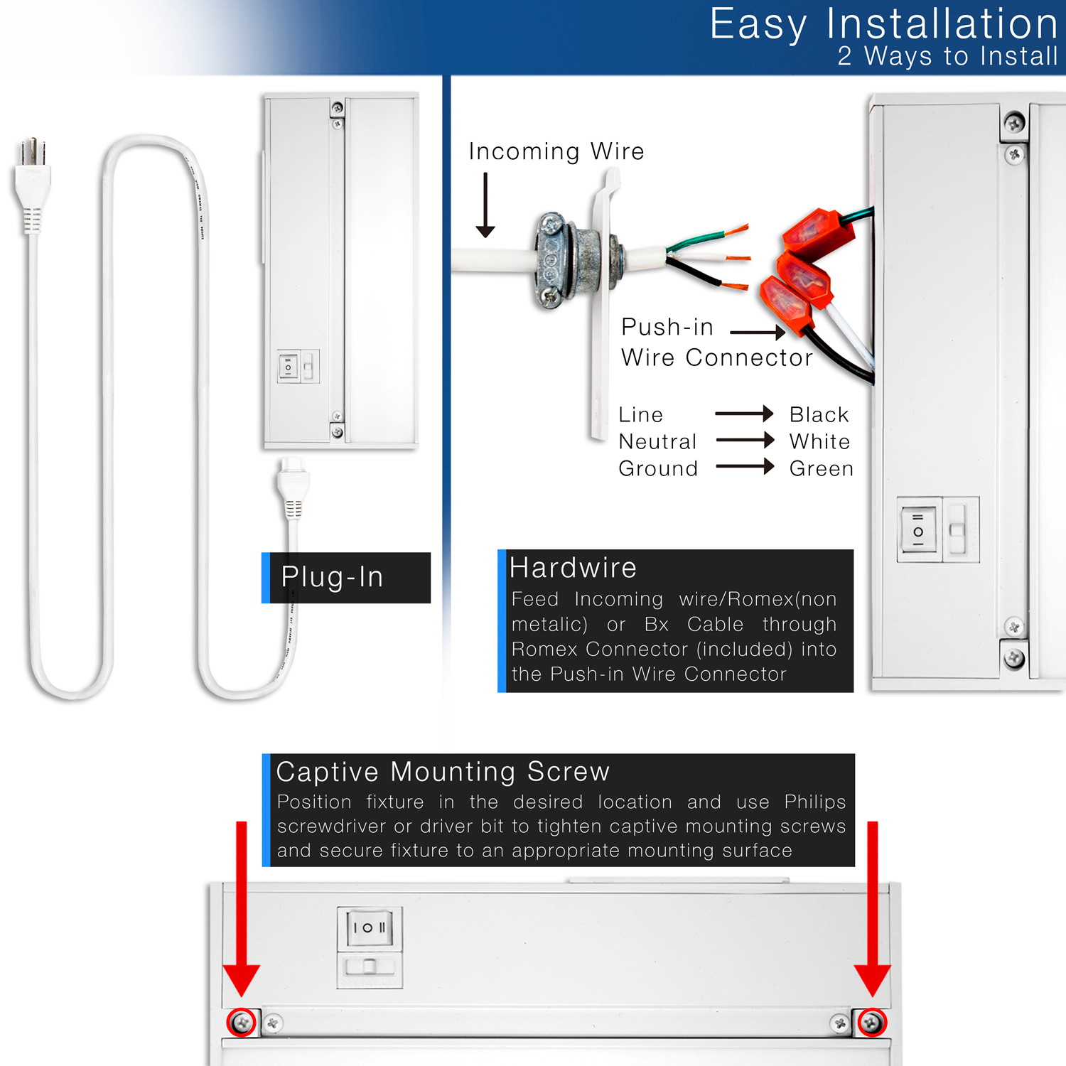 Uc3cct 32 Wh 32 Led Under Cabinet Light Britelum